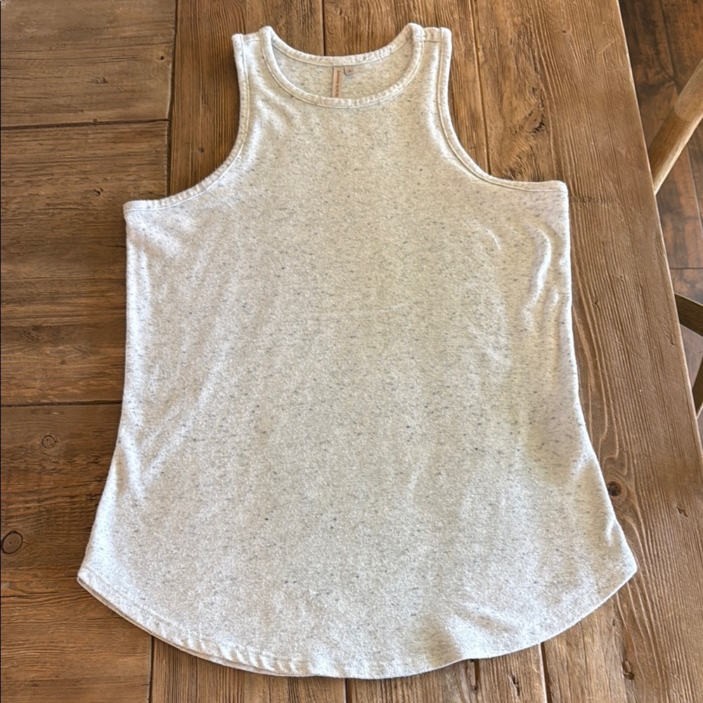 Banana Republic Gray Sleeveless Knit Tank Top Small